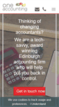Mobile Screenshot of oneaccounting.co.uk